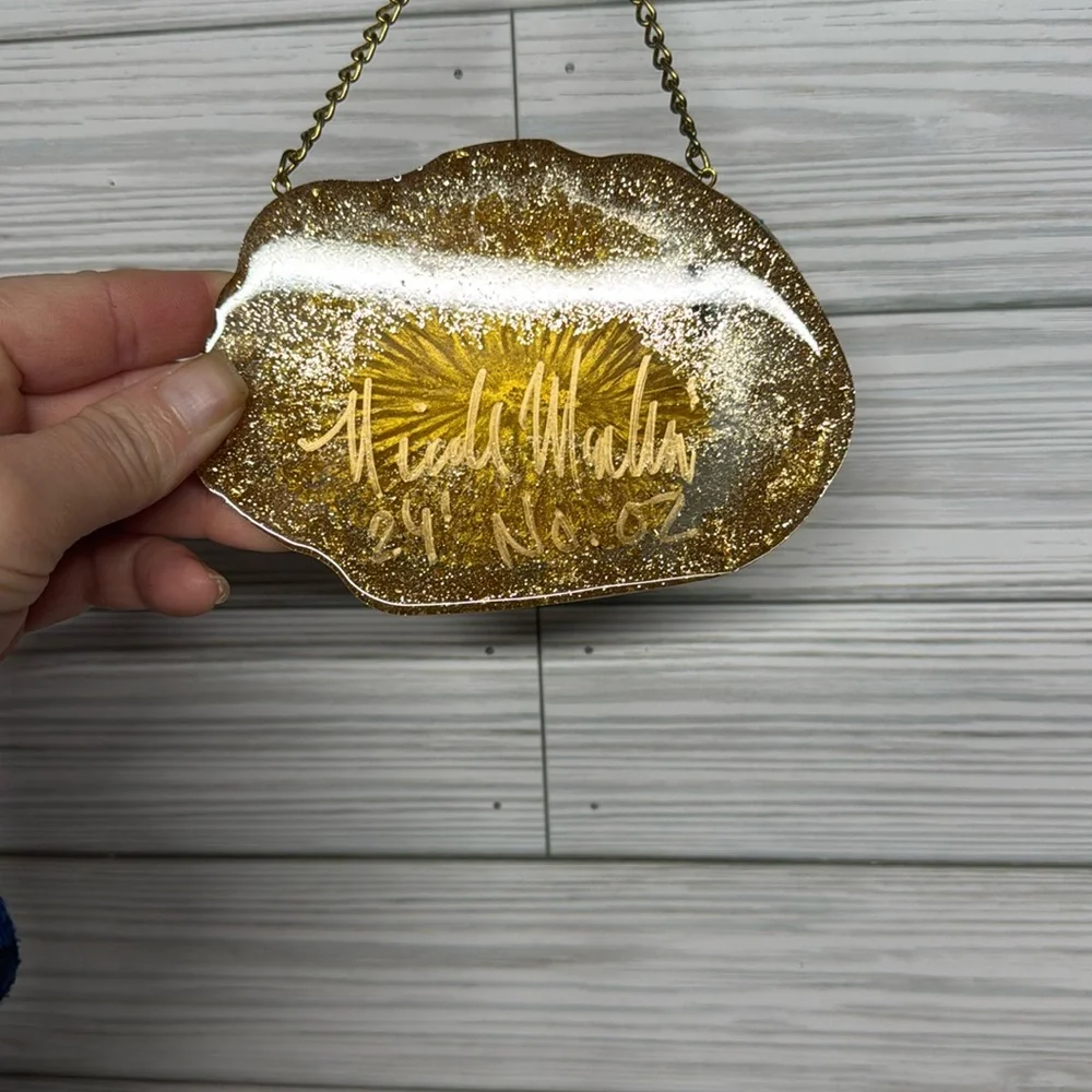 Gold Glitter Butterfly Wall Hanging- no. 2